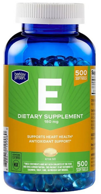 berkley jensen E 180mg 軟膠囊, 1個, 500錠