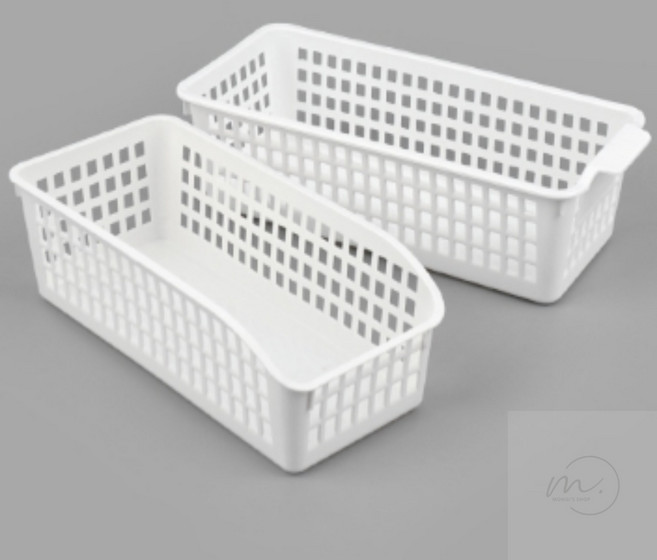 몽이상점 직사각 수납 바구니 다용도수납함, 한손잡이형