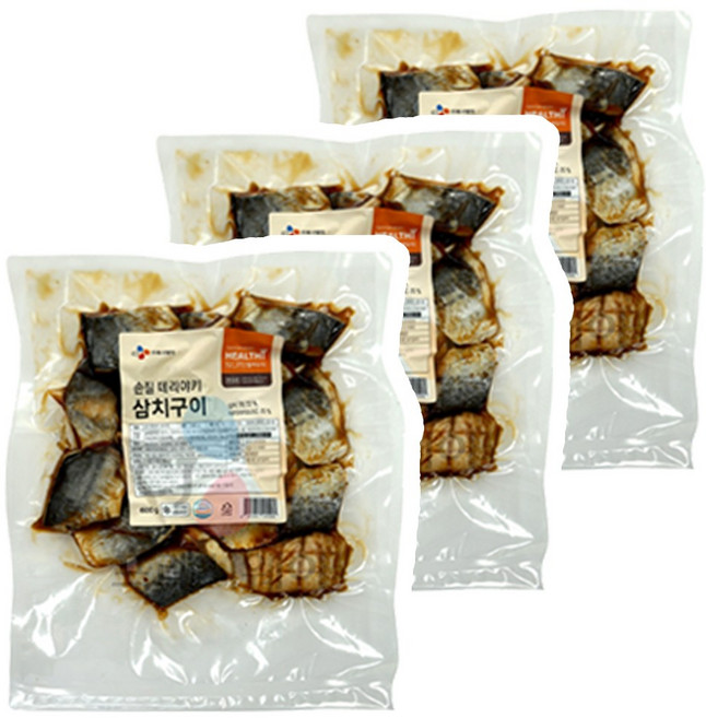 CJ 헬씨누리 손질데리야끼 삼치구이 순살 600g X 3개