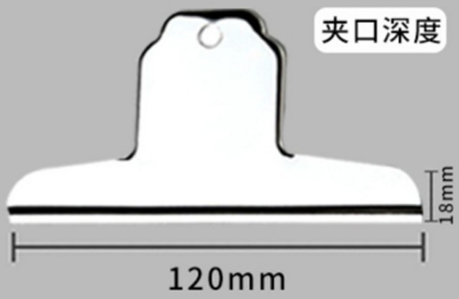 不鏽鋼山形夾, 1個