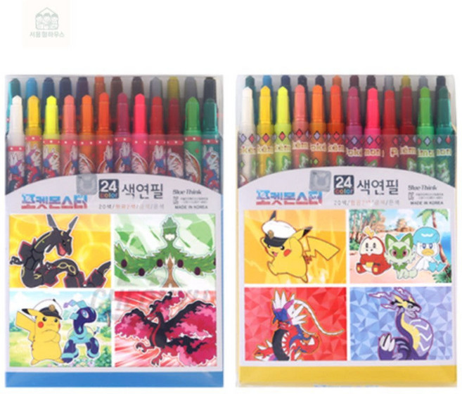 포켓몬스터 24색 색연필 랜덤발송