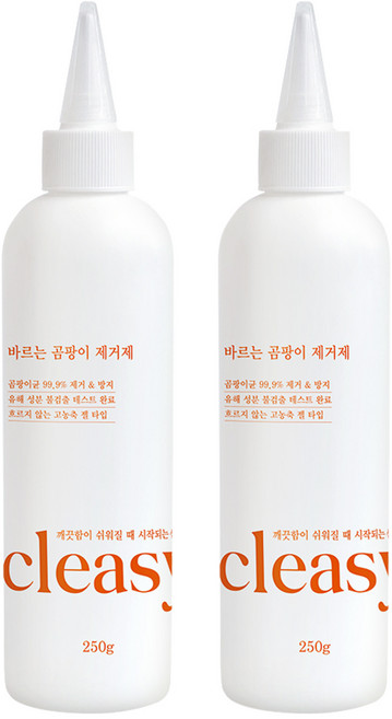 클이지 바르는 곰팡이 제거제 2개입, 1세트, 500g