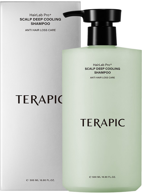테라픽 헤어랩 티트리 프로+ 스칼프 딥 쿨링 탈모 케어 샴푸, 1개, 500ml