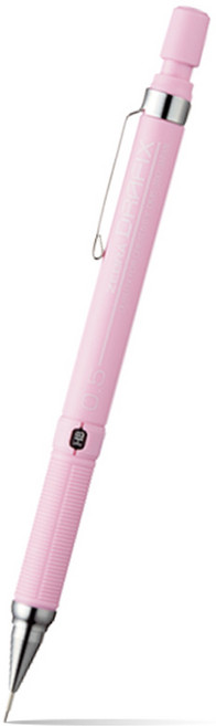 제브라 0.5 드라픽스 F(P) 샤프 (파스텔핑크) DM5-300 가벼운제도샤프, 1개