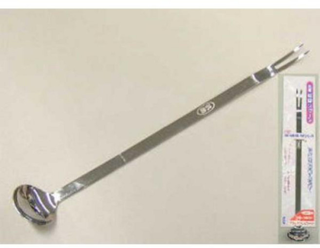 일본 직배송 항균 18-8 테이스팅 스푼 C형 0.08 fl oz 2.5 ml 포크 2010000