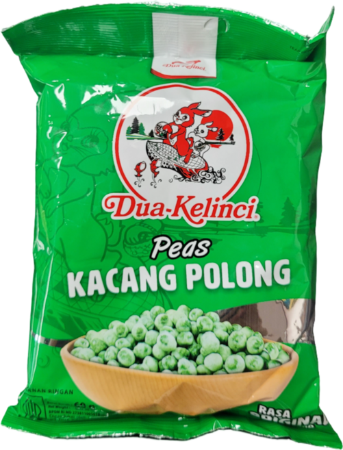 인도네시아 두아끌린찌 카짱뽈롱 (Dua Kelinci Peas Kacang Polong) 60g, 1개