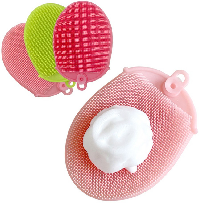 모공관리 특허공법 BB 실리콘브러쉬 세안브러쉬 모공브러쉬 바디브러쉬 저자극클렌징 모공관리 어린이안전인증, 1개