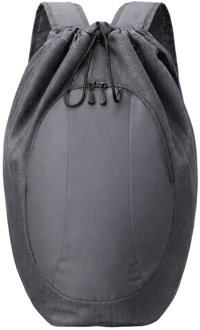 배드민턴 테니스 라켓 공 수납 대용량 메쉬 백팩 가방, 1개, 그레이