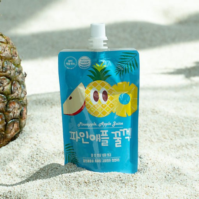 마카다프룻 파인애플꿀꺽 파인애플주스 NFC, 30개, 120ml