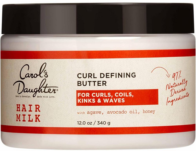 Carol's Daughter 캐롤스 도터 헤어 밀크 컬 디파이닝 버터 포 컬 앤 코일, 340g, 2개