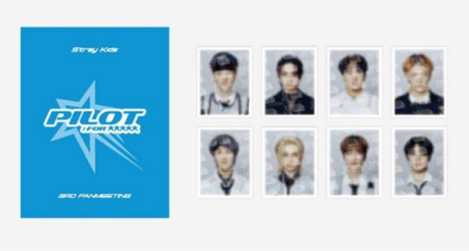 스트레이키즈Stray Kids ID PHOTO SET - 'PILOT : FOR 5STAR 3RD 팬미팅 공식굿즈 아이디포토세트, ., .