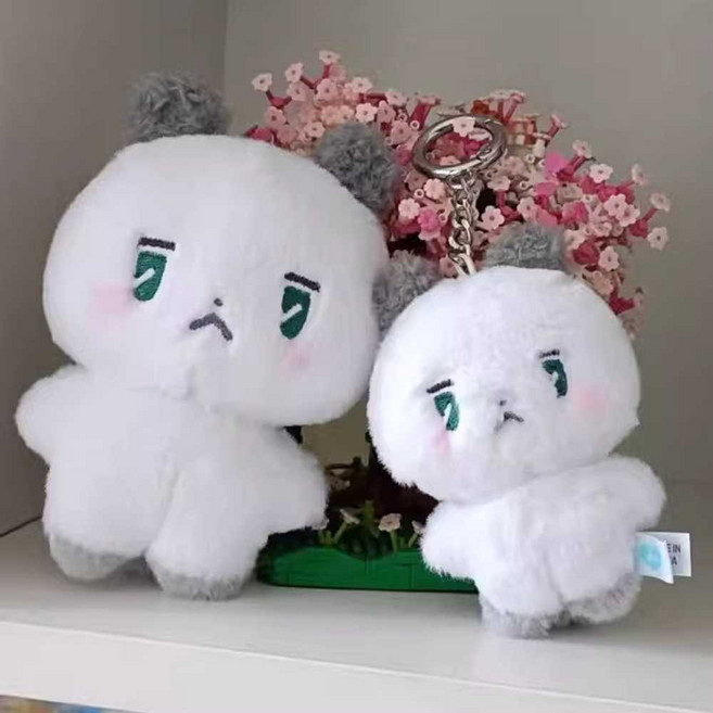 ON루트 므메미무 캐릭터 피규어 아이돌 굿즈 수집용, 1개, 플레이브 파란색 귀 인형