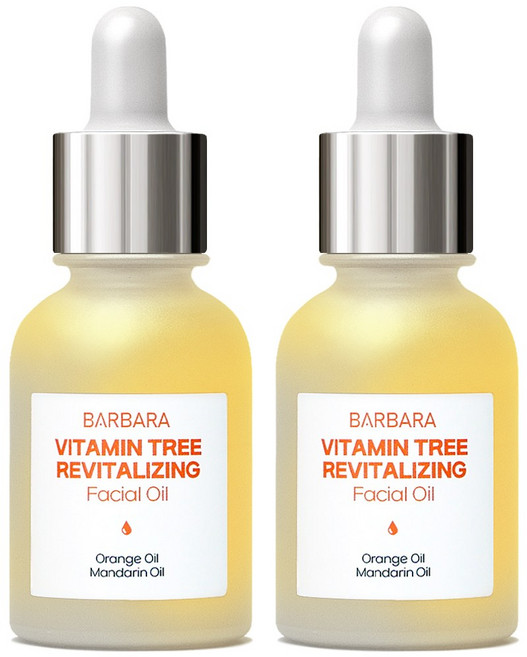 바르바라 비타민 트리 기미 잡티 미백 광채 페이스 오일, 2개, 30ml