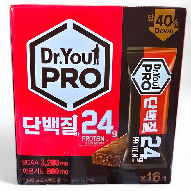 기타브랜드 오리온 닥터유 프로 단백질바 70g 기타헬스보조제, 16개