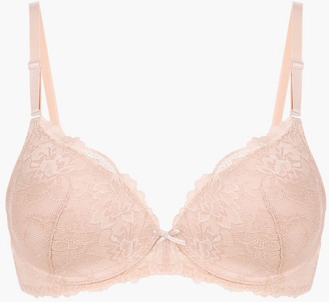 제임스딘 여성 편한 노와이어 레이스 몰드 A B C 풀 컵 브라