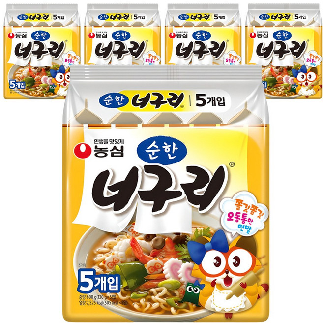 너구리 순한맛 120g, 25개