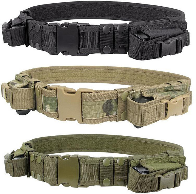 야외 전술 조끼 확장형 허리 보호 장비 다기능 훈련용, acu