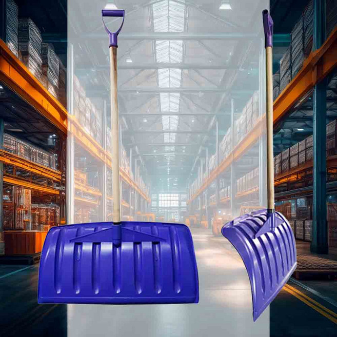 넉가래 제설삽 특대 눈치우는도구 제설도구 플라스틱삽 다용도삽 청소도구 축사청소, 1