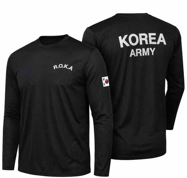 아소트 냉감 통기성 메쉬 로카티 코리아 아미 ROKA 긴팔 티셔츠 남녀공용