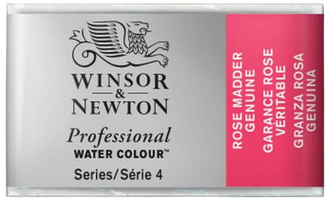 Winsor & Newton 윈저앤뉴튼 프로페셔널 워터컬러 로즈 매더 제뉴인 587 하프팬
