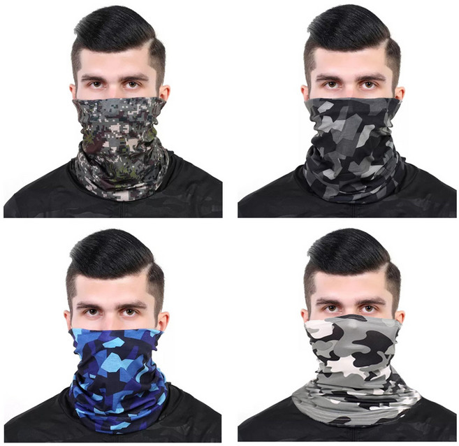 사계절 다용도 멀티스카프 5종세트 낚시 등산 자전거 두건 자외선 차단 마스크, 멀티스카프5종혼합구성, 1개