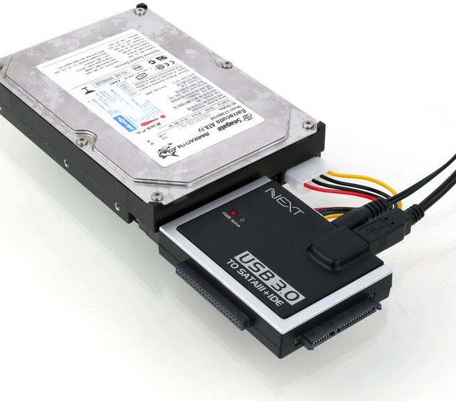 넥스트유 518U3 USB 3.0 to SATA / IDE 하드 컨트롤러 / HDD SSD ODD DVD롬 CD롬 지원 올인원 멀티 젠더, 1개
