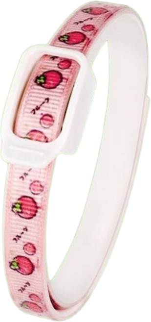 벌레 OUT 애완동물 방충목걸이 모기 진드기 차단 필수템, 1개, 핑크