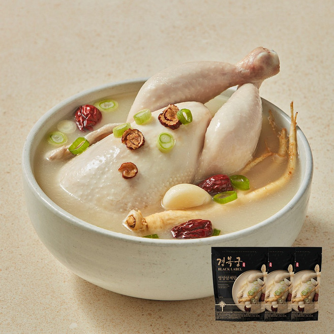 [경복궁 홈쿡] 영양 삼계탕 1kg, 6개