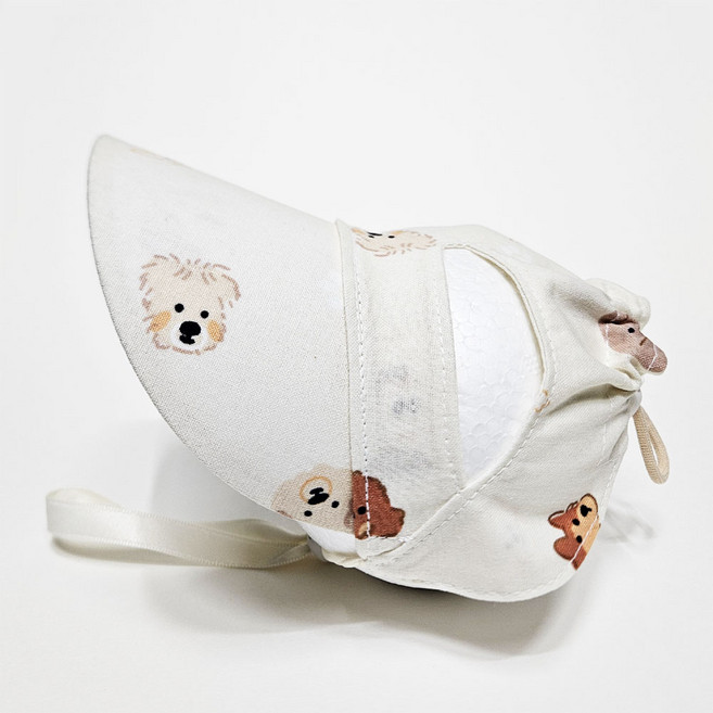 하니펫 강아지 자외선차단 썬캡 모자 챙모자, 1개, 마이펫