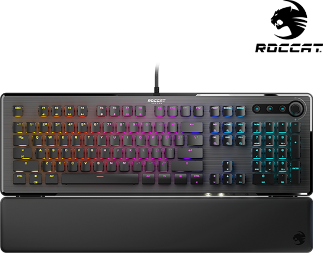 로캣 불칸 VULCAN II 게이밍 키보드, 블랙 * ROC-12-117/TB-ROC-12-117, ROC-12-117/TB-ROC-12-117
