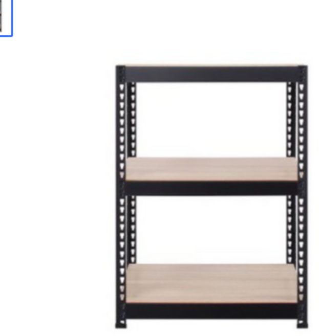 스피드랙 V2 스탠드선반 3단 1200 x 400 x 1800 mm, 블랙