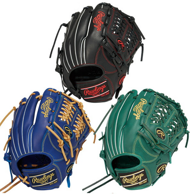 롤링스 R9 유소년 내야 글러브 변형오가웹 11인치 GJ5R9N6L1, 1개, 다크그린