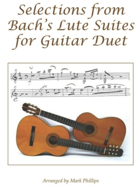 (영문도서)Selections from Bach's Lute Suites for Guitar Duet Paperback, Independently Published, English, 9798523417900