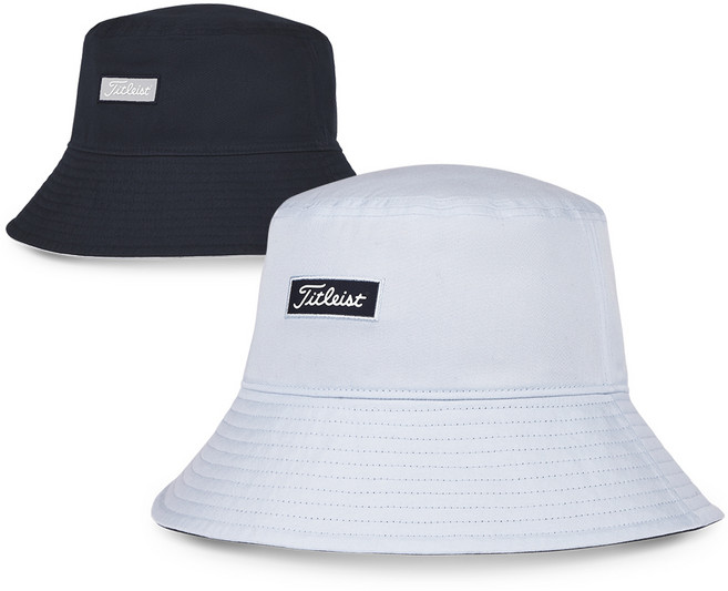 [아쿠쉬네트코리아] 2025 타이틀리스트 리버시블 찰스턴 버킷햇(Reversible Charleston Bucket) 골프모자, 블루버드.네이비, L/XL, 1개