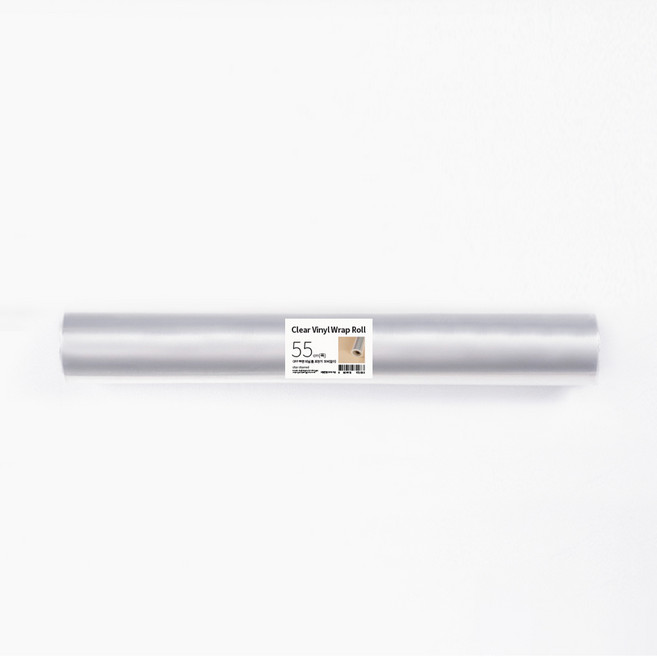 star starred OPP 투명 비닐 롤 포장지 (Clear Vinyl Wrap Roll), 1개