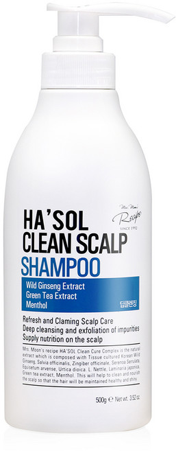 헤솔 클린 스캘프 샴푸 지성두피 피지 케어 500ml, 1개