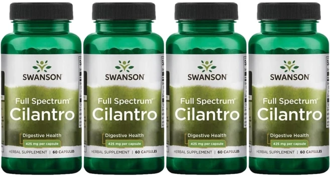스완슨 고수 Cilantro 425mg, 4개, 60정 - 쿠팡