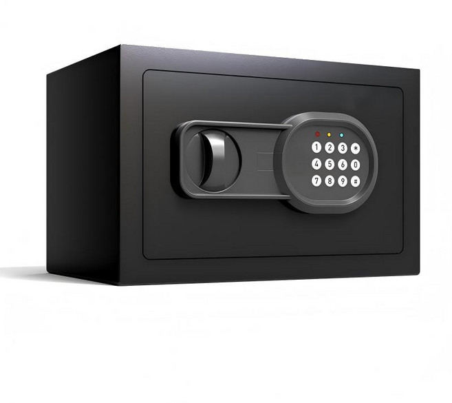 디지털금고 디지털 키패드 지문인식 금고 내부선반 2단 25CM 중형금고 가정용금고, 디지털키패드