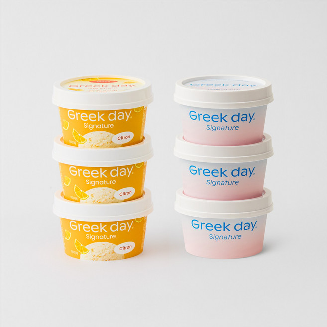 그릭데이 유자 시그니처 패키지, 6개, 100g