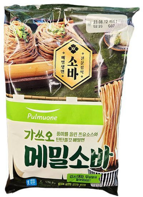 풀무원 가쓰오 메밀소바, 1개, 576.8g
