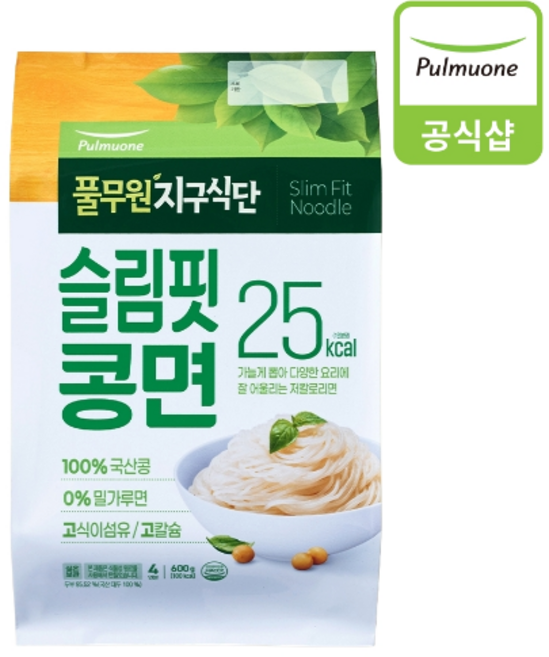 [[풀무원]] 지구식단 슬림핏콩면 600g(4입), 150g, 4개