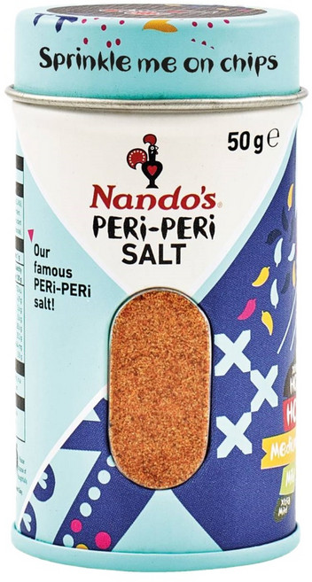 난도스 페리페리 스파이스 솔트 50g Nando's Peri-peri Spice Chilli Salt, 1개