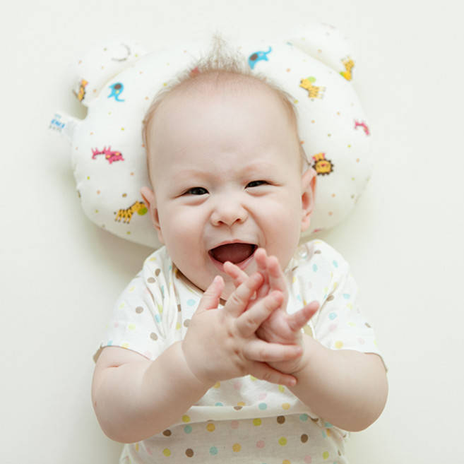 위드오가닉 신생아 짱구베개, 뉴동물, 1개