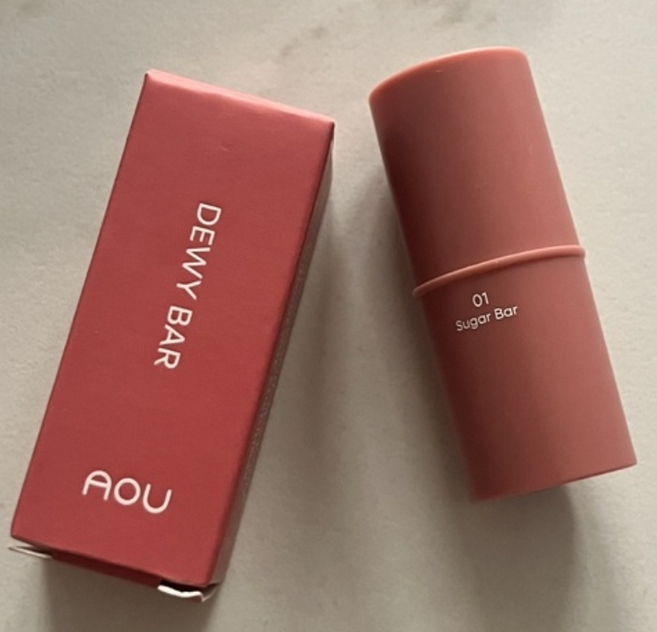 [AOU] 에이오유 촉촉바 보습 광택 (Sugar Bar) 글로우 스틱바 컬러 스틱 립밤, 1개, 2g, 01 슈가바