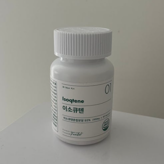 이소큐텐 피부 자생 유산균, 1개, 60정