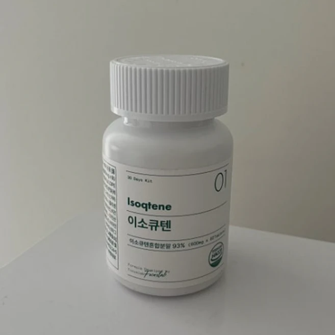 이소큐텐 피부 자생 유산균, 1개, 60정 - 쿠팡