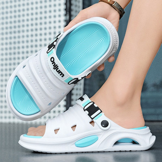 Modern Fashion 남자 발편한 스트랩 샌들 쿠션감 비치 슬리퍼 W45