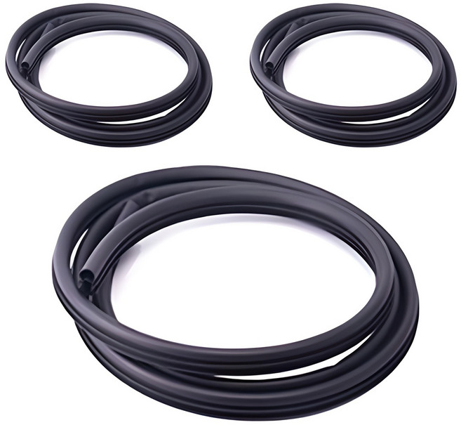 윈드키퍼 TPV 현관문 방음 방품 몰딩 2.1m 블랙 3p, 3개