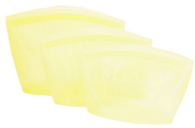 국산 실리팟 프리미엄 실리콘 지퍼백 S + M + L 3종 세트, 레몬, 2세트