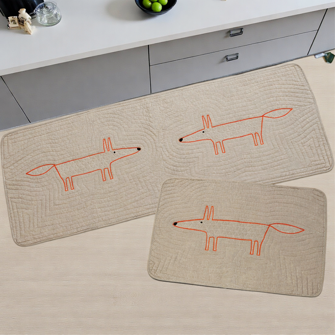 홈집합 면 발매트 욕실발매트 주방매트 화장실 미끄럼방지, 베이지